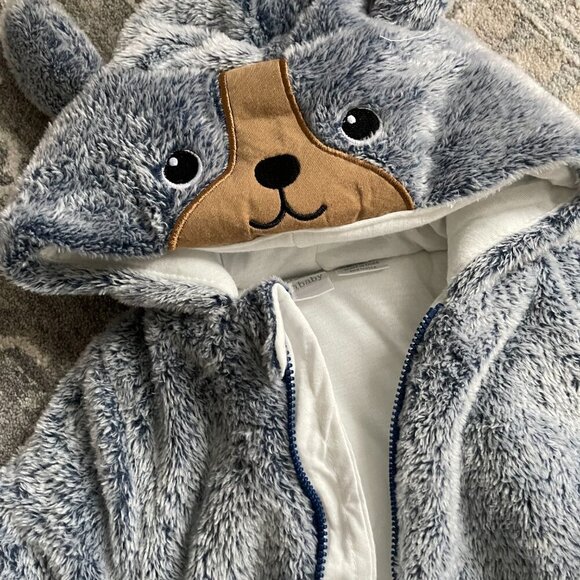 Teddy Bear Snowsuit for baby boy - Picture 4 of 7